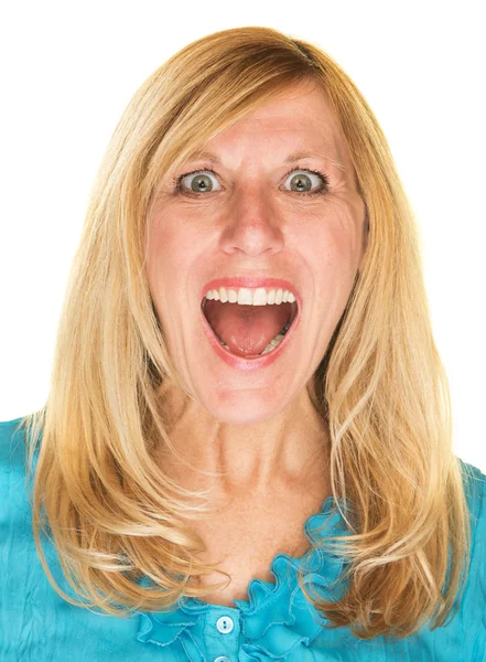 Happy Woman Laughing — Stock Photo, Image