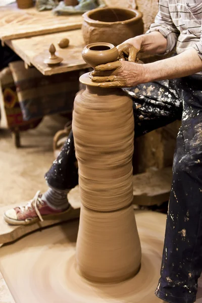 Turkse Potter in Cappadocië — Stockfoto
