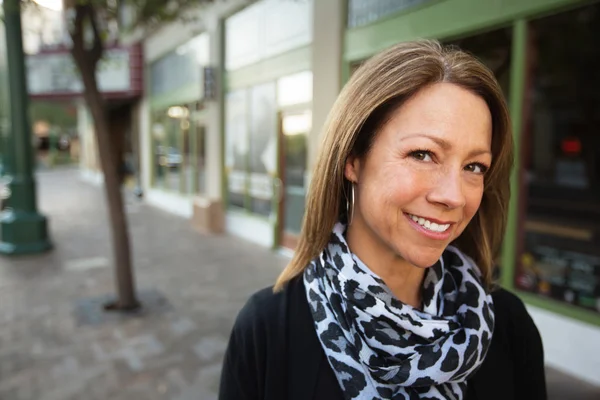 Cheerful Business Owner — Stock Photo, Image