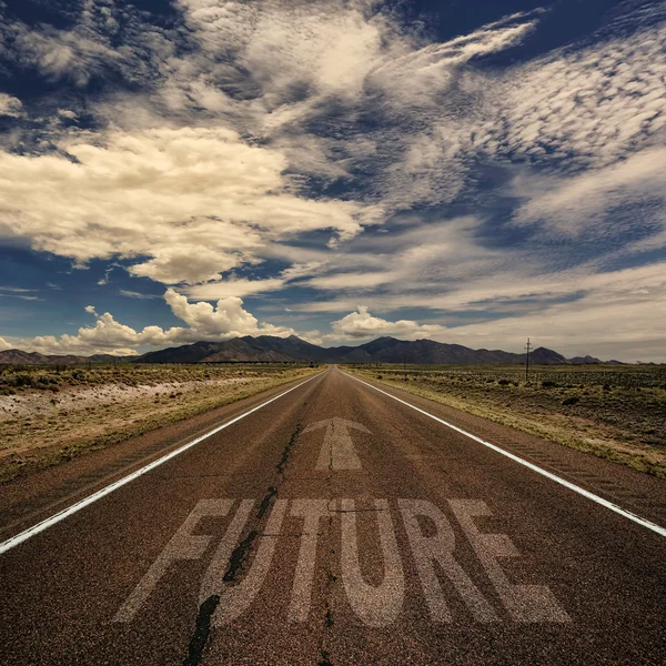 Road With the Word Future — Stock Photo, Image