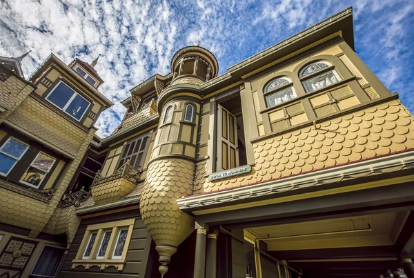 Famous Door to Nowhere at the Winchester Mystery House — Stock Photo, Image