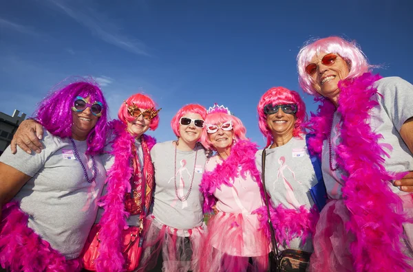 Women in Pink at Making Strides — Stock Photo, Image