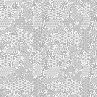 Çiçekli Dantel seamless modeli