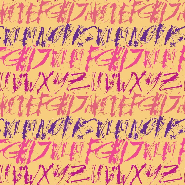 Alphabet motif sans couture . — Image vectorielle