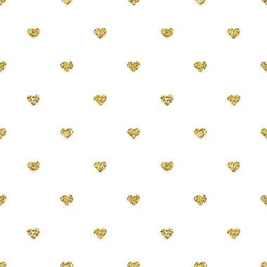 Glitter kalp seamless modeli.