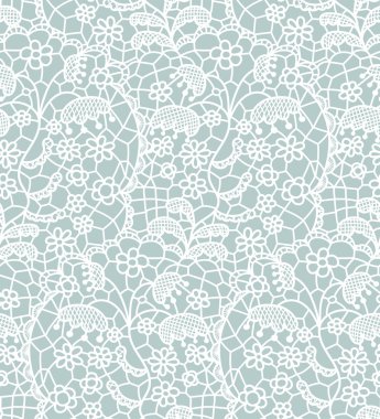 Çiçekli Dantel seamless modeli