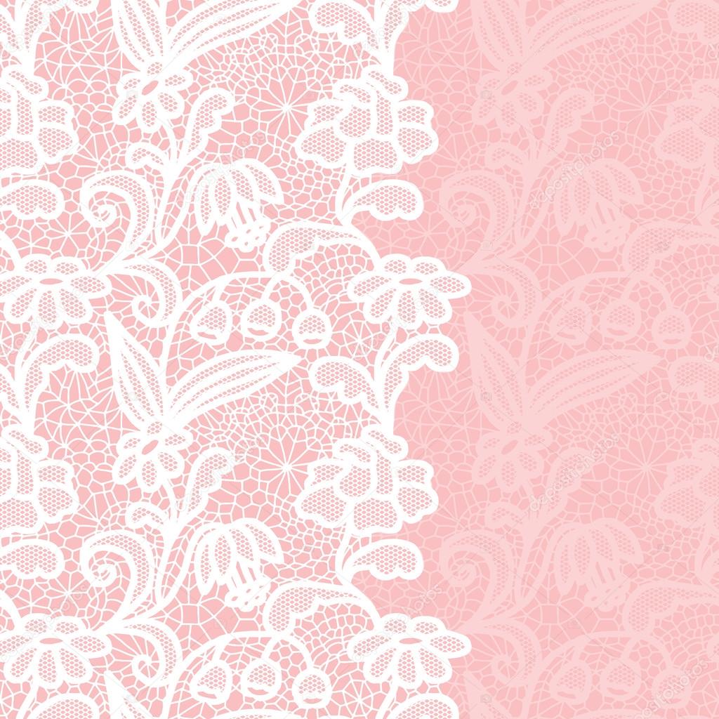 Pink Lace Desktop Wallpaper
