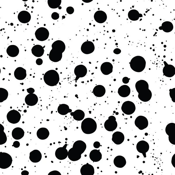 Ink splash seamless pattern. — Stock Vector