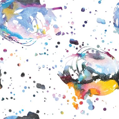 Suluboya gökada arka plan.