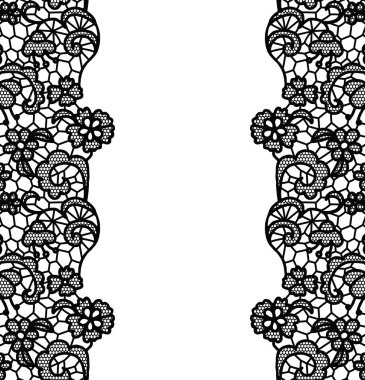 Dikişsiz dantel kenar