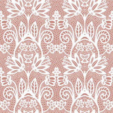 Çiçekli Dantel seamless modeli