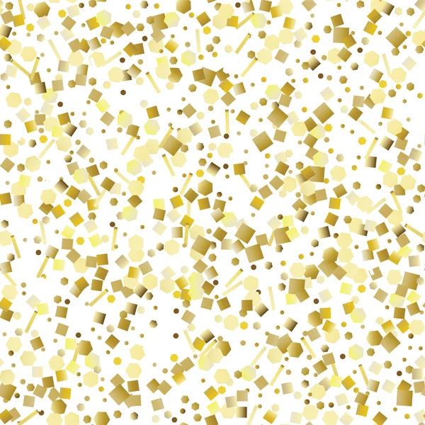 Glitter textura dourada sem costura . — Vetor de Stock