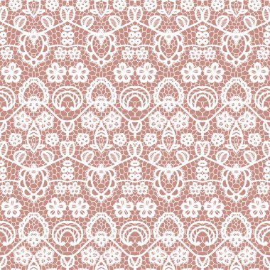 Çiçekli Dantel seamless modeli