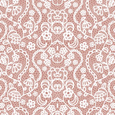 Çiçekli Dantel seamless modeli