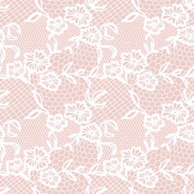 Çiçekli Dantel seamless modeli