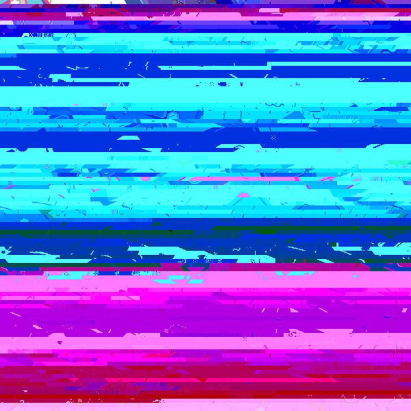 Glitch effect background.