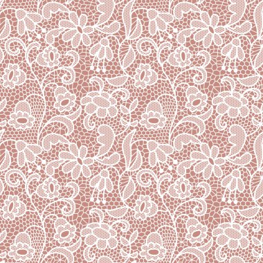 Çiçekli Dantel seamless modeli