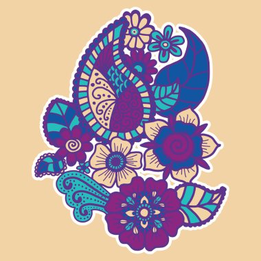 Mehndi tasarım. Desenleri.