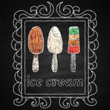 el çekilmiş Restoran Menü öğeleri