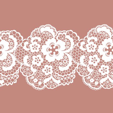 dantel yumuşak zemin üzerinde zarif bardak altlığı peçete.