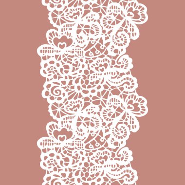 dantel yumuşak zemin üzerinde zarif bardak altlığı peçete.