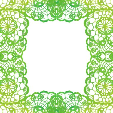 dantel yumuşak zemin üzerinde zarif bardak altlığı peçete.