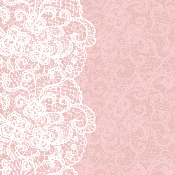 Doily elegante em renda fundo suave . — Vetor de Stock