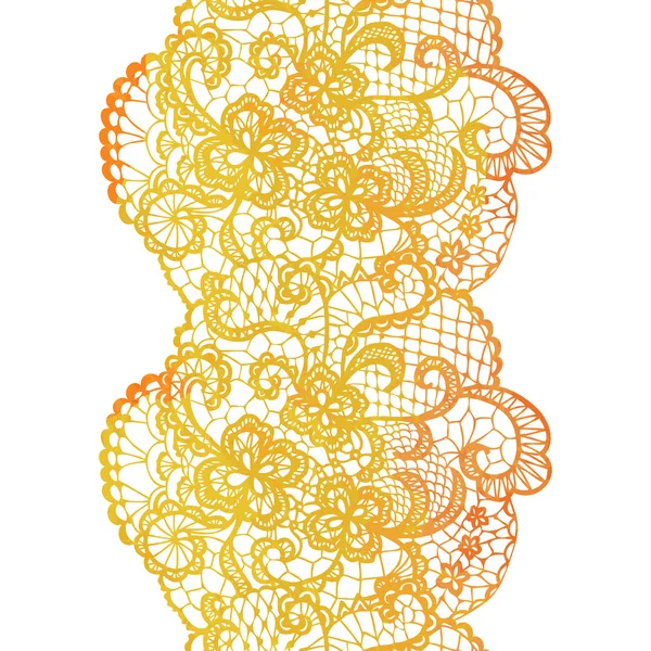 Elegant doily on lace gentle background. — Stock Vector