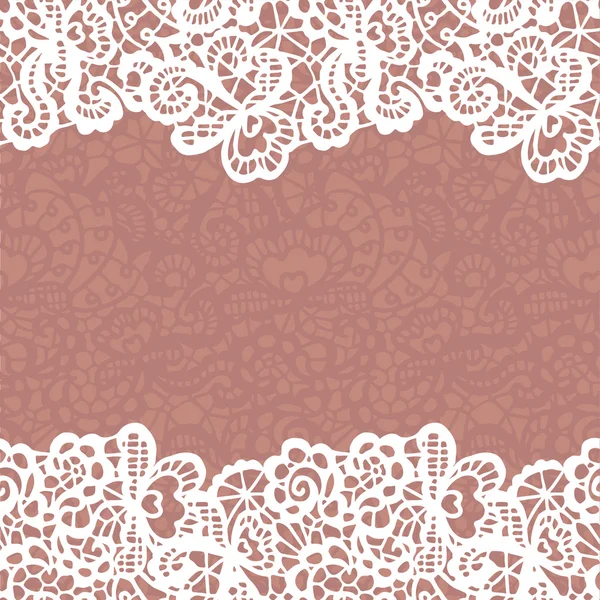 Elegant doily lace mild bakgrunden. — Stock vektor