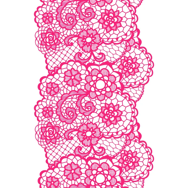 Elegant doily on lace gentle background. — Stock Vector