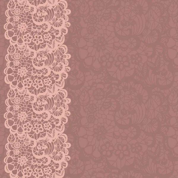 Elegant doily lace mild bakgrunden. — Stock vektor