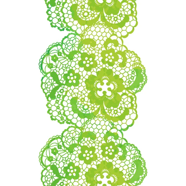 Elegant doily on lace gentle background. — Stock Vector