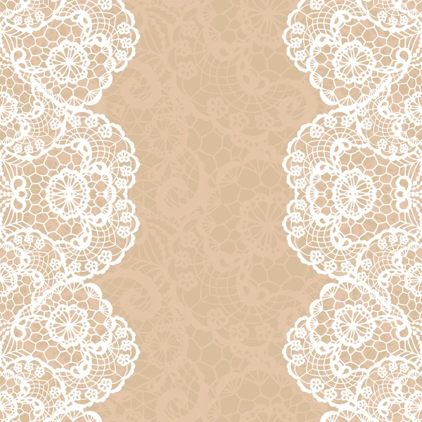 Doily elegante em renda fundo suave . — Vetor de Stock