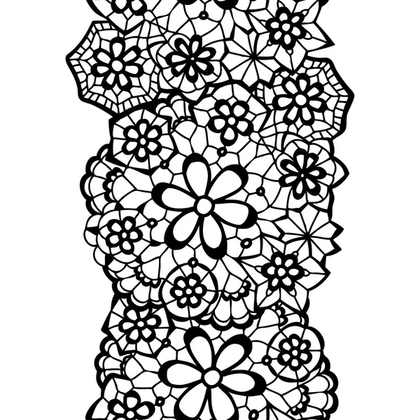 Elegant doily on lace gentle background. — Stock Vector