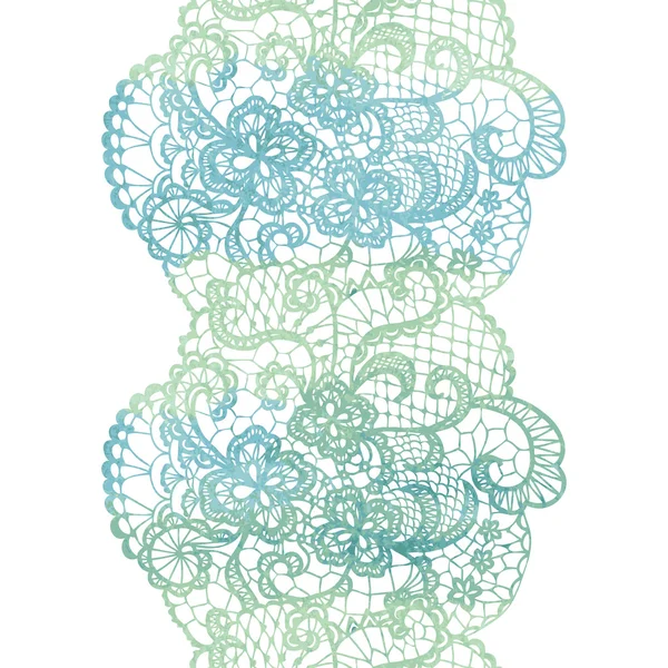 Elegant doily on lace gentle background. — Stock Vector