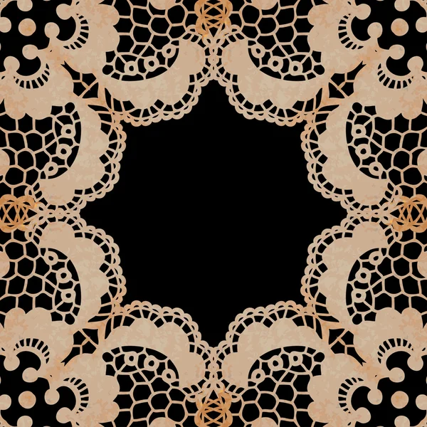 Lacy cadre élégant . — Image vectorielle