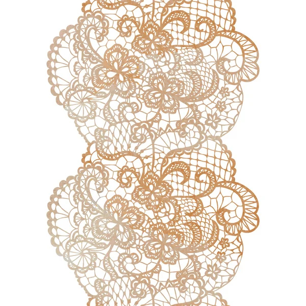 Elegant doily on lace gentle background. — Stock Vector