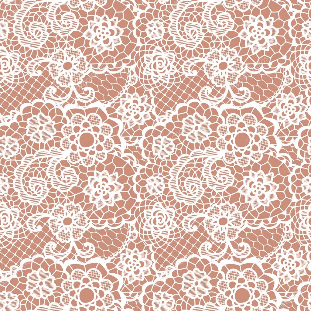 Seamless lace border