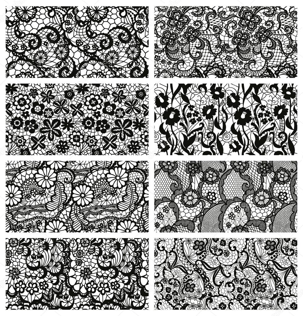 Seamless Lace Pattern Vector Art, Icons, and Graphics for Free Download