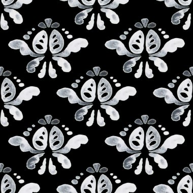 siyah ve beyaz desen