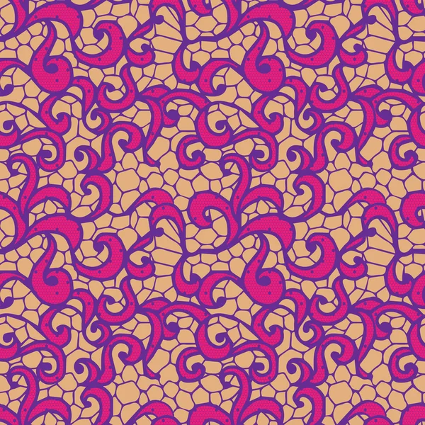 핑크 레이스 패턴 — 스톡 벡터