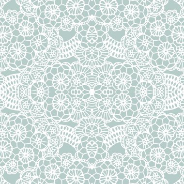 Çiçekli Dantel seamless modeli