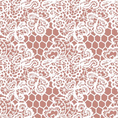 Çiçekli Dantel seamless modeli