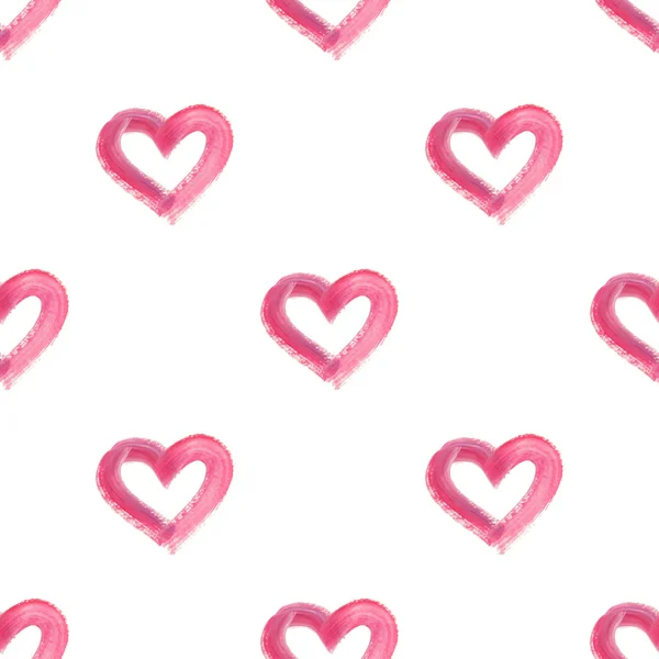 Fondo con corazones de acuarela — Vector de stock