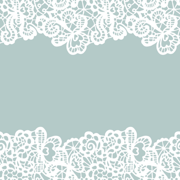 White lace on texture