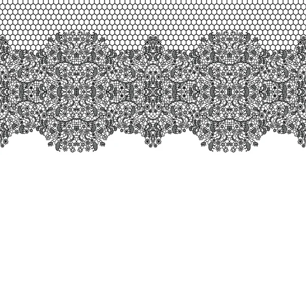 Hochzeitseinladungskarte aus Spitze. — Stockvektor