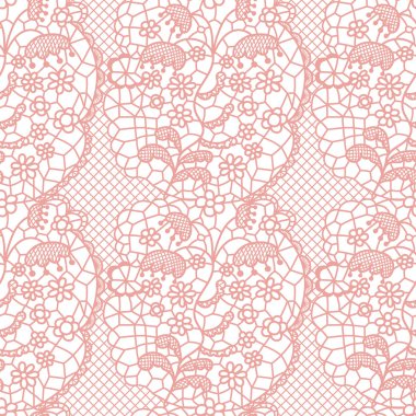 Çiçekli Dantel seamless modeli