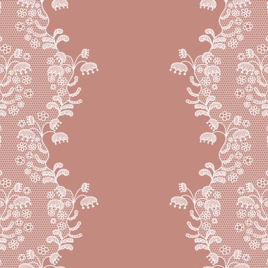 Dikişsiz dantel kenar. davetiye.