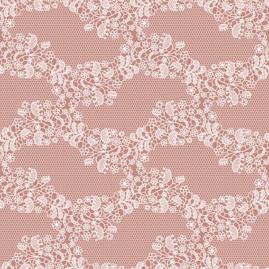 Çiçekli Dantel seamless modeli