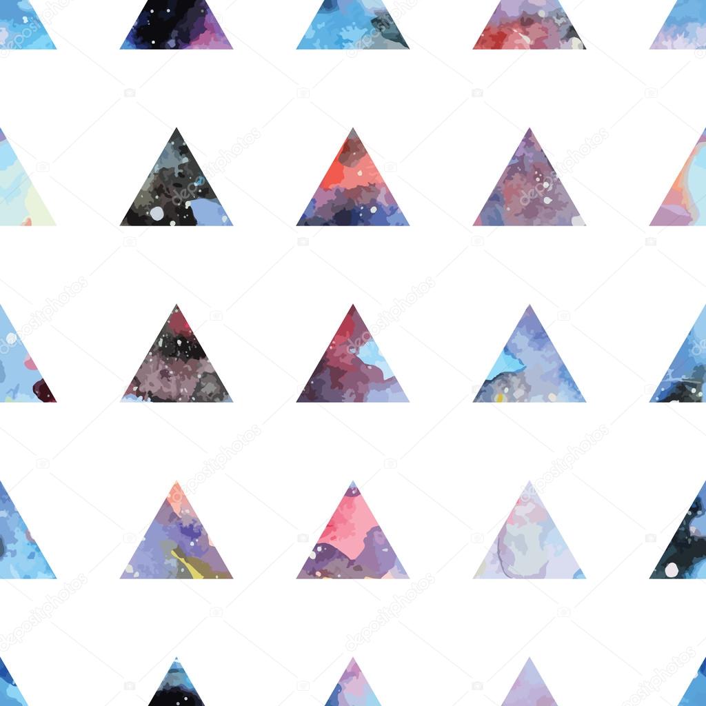Triangles seamless pattern.
